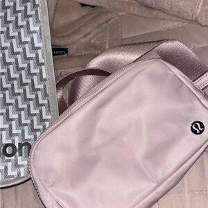 Lululemon Athletica Soft Pink Crossbody Bag
